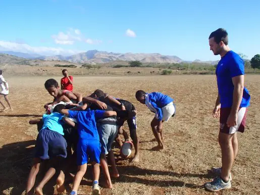 Coach Rugby in the rural communities of Fiji