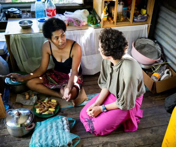 Fijian village youth