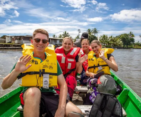 village adventure boat