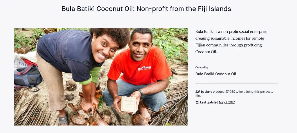 Bula Batiki Crowdfunding