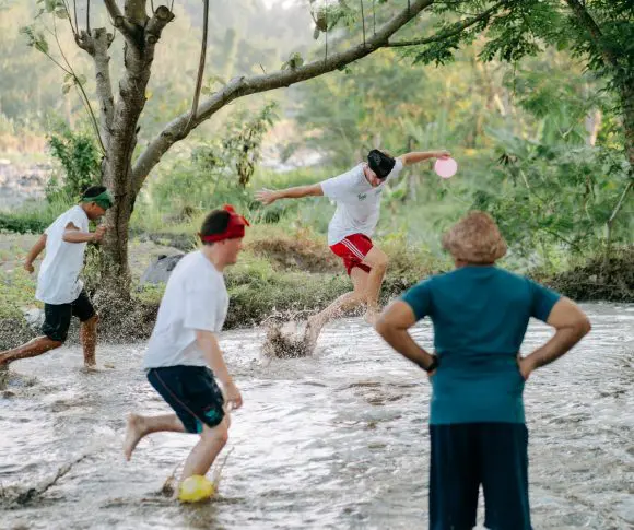 Bali team camp adventure nature